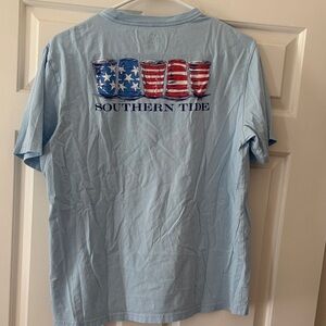 Southern Tide Patriotic Blue Tee